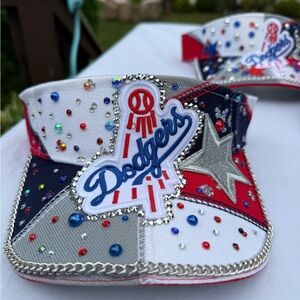 Dodgers Bling Cap with Star Design